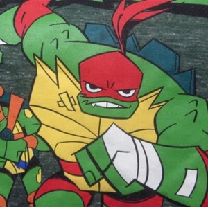RISE TEENAGE MUTANT NINJA TURTLES tee TMNT youth med T shirt 2018 anime TV - Picture 1 of 3