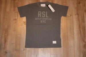 Replay jeans RSL t-shirt Gray men's sz M - Picture 1 of 8