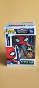 POP FUNKO 997 SPIDER-MAN chase glow MARVEL MONSTER HUNTER figurine sticker s - Imagen 1 de 6