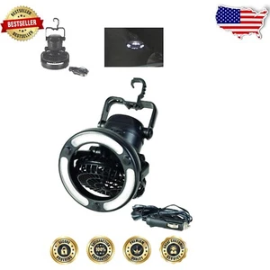 Portable Battery-Powered LED Fan/Light - Ideal for Camping and Fishing Shelters - Picture 1 of 4