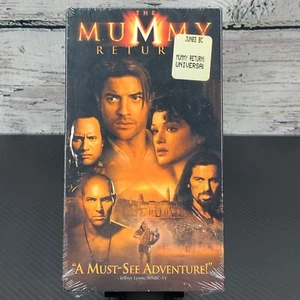 The Mummy Returns [2001 VHS] Brendan Fraser Action Adventure Sealed NEW - Picture 1 of 4