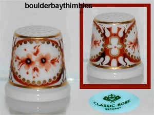 TCC Thimble CLASSIC ROSE  'Autumn Gold' 1993 Germany - Picture 1 of 1