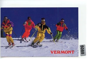 Stations de ski du Vermont : le plus grand choix de sentiers - Carte postale - Photo 1/2