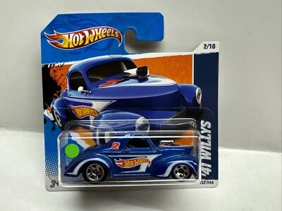 2011 Hot Wheels '41 Willys 152/244 Short Card (blue)  (A4) - Image 1 of 4