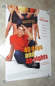 40 Days and 40 Nights movie poster - Josh Hartnett poster - 27 x 40 inches - Picture 1 of 2
