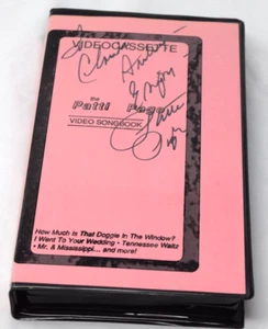 Signed Autographed The Patti Page Video Songbook VHS Tape - Imagen 1 de 8
