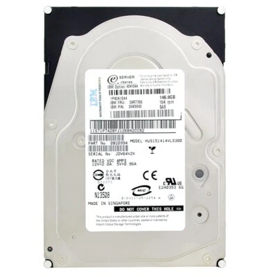 IBM HUS151414VLS300 Hard Drive 147GB 15,000RPM SAS 3.5'' - Image 1 of 4