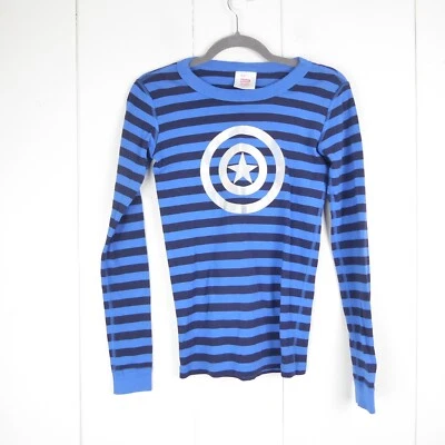 Hannah Andersson Marvel Shirt Boys SZ 160cm US 14 Captain America Long Sleeve - Image 1 of 4