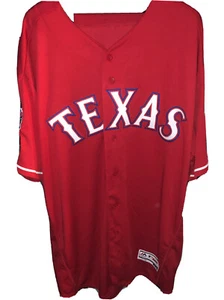 Authentic Majestic Texas Ranger Jersey ‘94-‘19 FINAL SEASON EDITION RED 56 - Picture 1 of 5