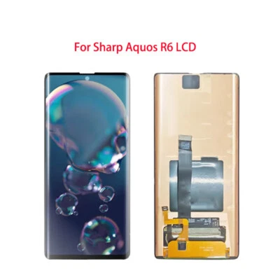 6.6" AMOLED For Sharp Aquos R6 LCD Display Touch Screen Digitizer Assembly - Image 1 of 2