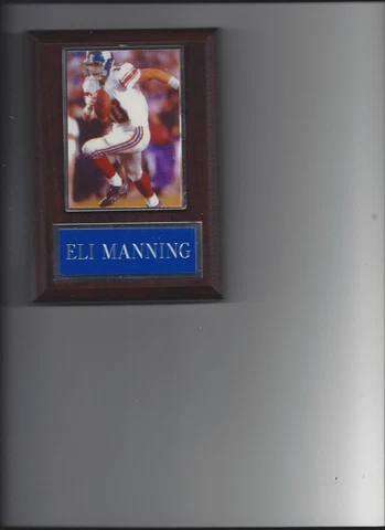 ELI MANNING PLAQUE NEW YORK GIANTS NY FOOTBALL NFL Cover