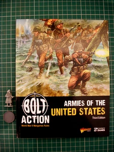 Bolt Action Armies of the United States 3rd edition book with special miniature - Picture 1 of 1