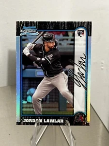 2024 Bowman Chrome Jordan Lawlar 1999 25th Ann Refractor #BC25-6 Diamondbacks RC - Picture 1 of 2