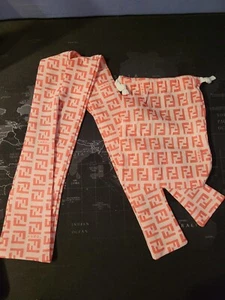 Fendi Purse Hair Tie +Dust Bag Rare Pink on Baby Pink Hong Kong Early 2010s - Picture 1 of 4