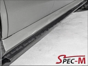 DP CF Carbon Fiber Side Skirts Lip for 2016+ W213 E350 E550 AMG Sports - Imagen 1 de 2