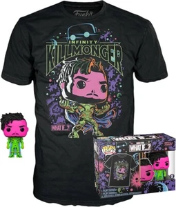 ⭐️ Funko Pop! Marvel KILLMONGER T-Shirt Bobble Head What If…? Target * LARGE - Picture 1 of 4