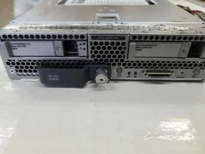 Cisco UCSB-B200-M4 V02 Blade 2x E5-2637V4 2x4core, No Memory, 2 x 240GB More - Image 1 of 4