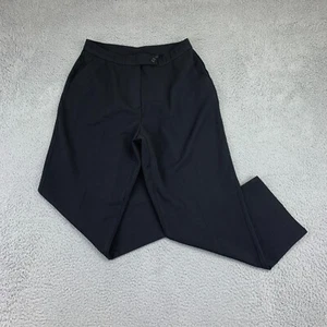 Investment Petites Pants Womens 12P Black Petite High-Rise Straight Leg Stretch - Picture 1 of 11