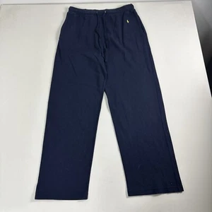 Polo Ralph Lauren Relaxed Fit Navy Blue Pajama Pants Sweatpants Logo Size Large - Picture 1 of 7