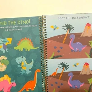 Kids Craft Kits Sticker Color Drawing Book Toy Dinosaur Teaching Home School - Picture 1 of 6