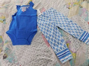 Carter's, Größe 12 Monate, neu mit Etikett 2-teiliges Outfit, SO DARLING - Bild 1 von 3