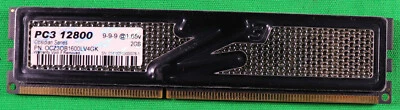 RAM - 2GB DDR3-1600 PC3-12800 OCZ Obsidian Series Black OCZ3OB1600LV4GK  - Image 1 of 2