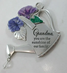 5KD Grandma you are the sunshine of our family FLORAL WISHES Ornament Ganz - Picture 1 of 4