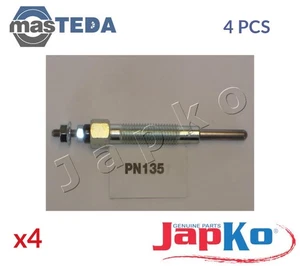 PN135 ENGINE GLOW PLUGS JAPKO 4PCS NEW OE REPLACEMENT - Picture 1 of 5