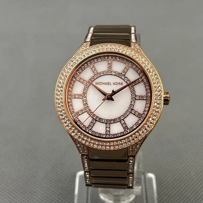 Michael Kors Womens Watch MK-3313 Kerry Rose Gold S.Steel MK3313 MOP New Battery - Image 1 of 4