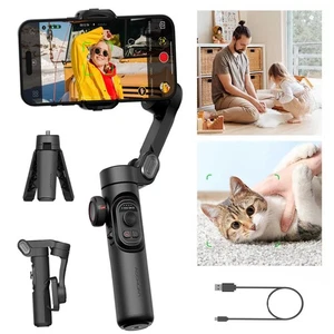 Smartphone Handheld Halter 3-Achsen-Gimbal-Stabilisator für Handy Kamera DHL - Bild 1 von 13