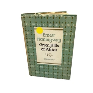 Green Hills of Africa Ernest Hemingway 1953 Scribner’s Hardcover w/ Dust Jacket - Bild 1 von 6