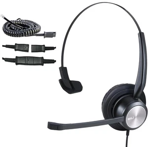 MKJ Cisco Telefon Headset schnurgebunden RJ9 Telefon Headset mit Noise Cancelling Micro - Bild 1 von 8