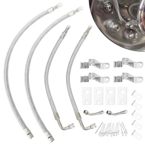 Kit de extensores de vástago de doble válvula, kit de inflado de aire de neumáticos dobles se adapta a 16" a 19... - Imagen 1 de 8