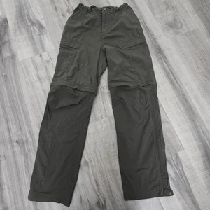 REI Co-op Sahara Convertible Zip Off Pants Kids Youth Large 14-16 Gray Hiking - Picture 1 of 14