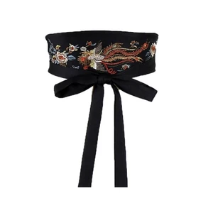 Comfortable Breathable Embroidery Wide Hanbiuk Belt For Women Cultural Event - Picture 1 of 7