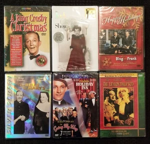 6 brandneue/versiegelte Weihnachts-DVDs: A Bing Crosby Christmas, The Judy Garland Chris - Bild 1 von 5