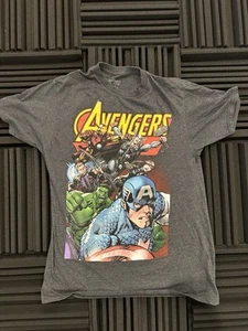 Grey Marvel Comic Avengers Shirt - Medium - Picture 1 of 4
