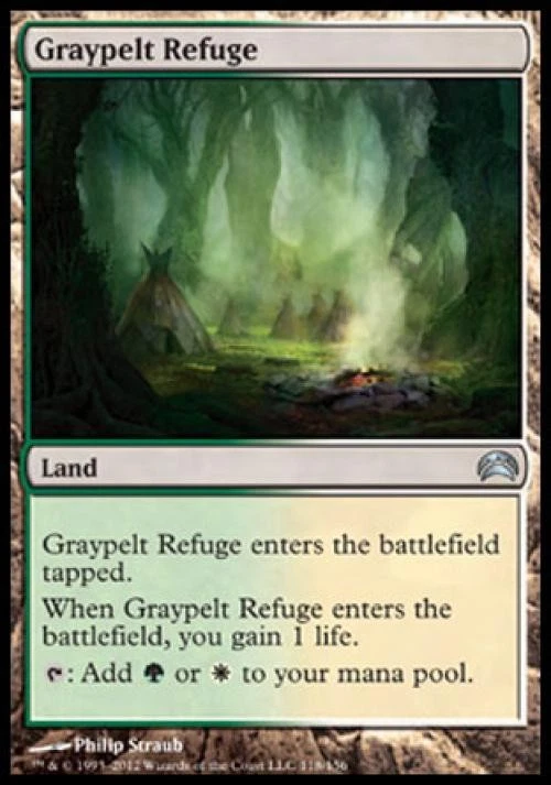 Graypelt Refuge - Medium Play MTG Planechase 2012 - Image 1 of 1