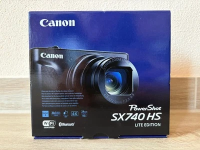 Canon PowerShot SX740 HS Lite schwarz | 20.3MP Kompaktkamera | NEU & OVP - Bild 1 von 4
