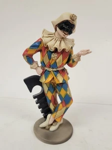 Vintage Made in Italy Harlekin Figur signiert - Bild 1 von 8