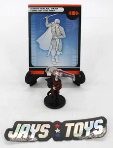 WOTC Star Wars Miniatura Darth Malak Señor Oscuro de los Sith 13/60 con Tarjeta - Imagen 1 de 5