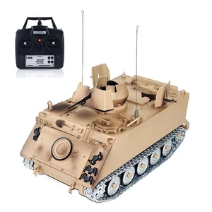TD 1:16 Military RC Tank M113A1 360Rotation Infrared Metal Wheels Gearbox Smoke - Picture 1 of 12
