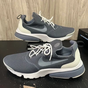Nike Air Presto Fly Gray Mesh Athletic Running Shoes Sneakers 908020-100 Mens 13 - Imagen 1 de 10