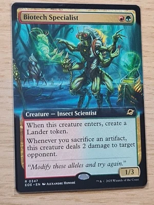 MTG Biotech Specialist  - Extended - ENG - Rare - NM Edge of Eternities! - Bild 1 von 2