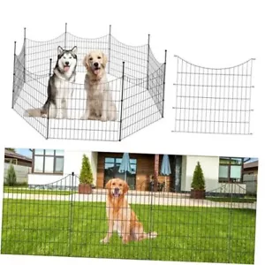 10 Panels No Dig Decorative Outdoor Garden Fence for Yard, 32 32'' X 23.6FT - Picture 1 of 8