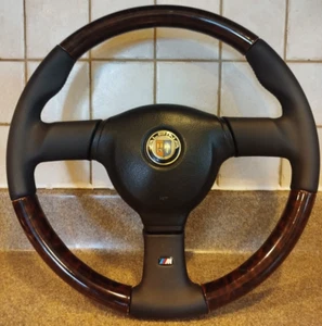 Bmw rare E30 wood steering wheel - Picture 1 of 12