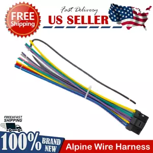 Brand New Wire Harness for ALPINE CDE-154BT CDE154BT Car Radio Replacement Part - Picture 1 of 2