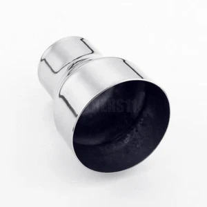 Reductor de punta de tubo de escape de acero inoxidable pulido de 2,5"" OD a 3,5"" ID 5"" largo - Imagen 1 de 3
