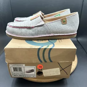Twisted X Breast Cancer Casual Loafers Womens Size 9.5 M Slip On Shoes Pink - Picture 1 of 9