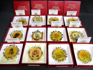 Lot 12 Ornaments from the Hummel Gold Christmas Ornament Collection - Picture 1 of 5